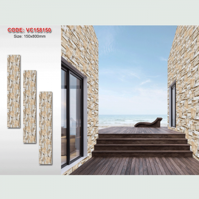 Gạch thẻ trang trí 15x80 ĐÁ MỜ MEN MATT VC158150