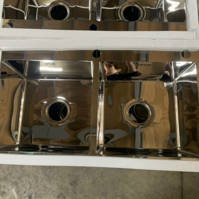 Chậu rửa bát 2 bồn inox SUS 301 RB02